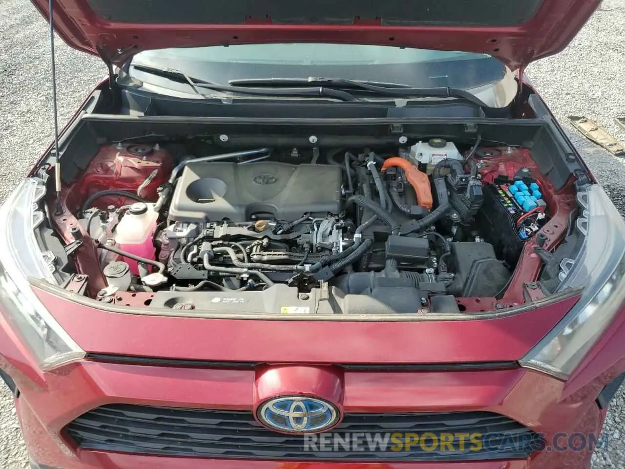 11 fotografías del automóvil dañado 2T3LWRFV9KW007465 TOYOTA RAV4 2019