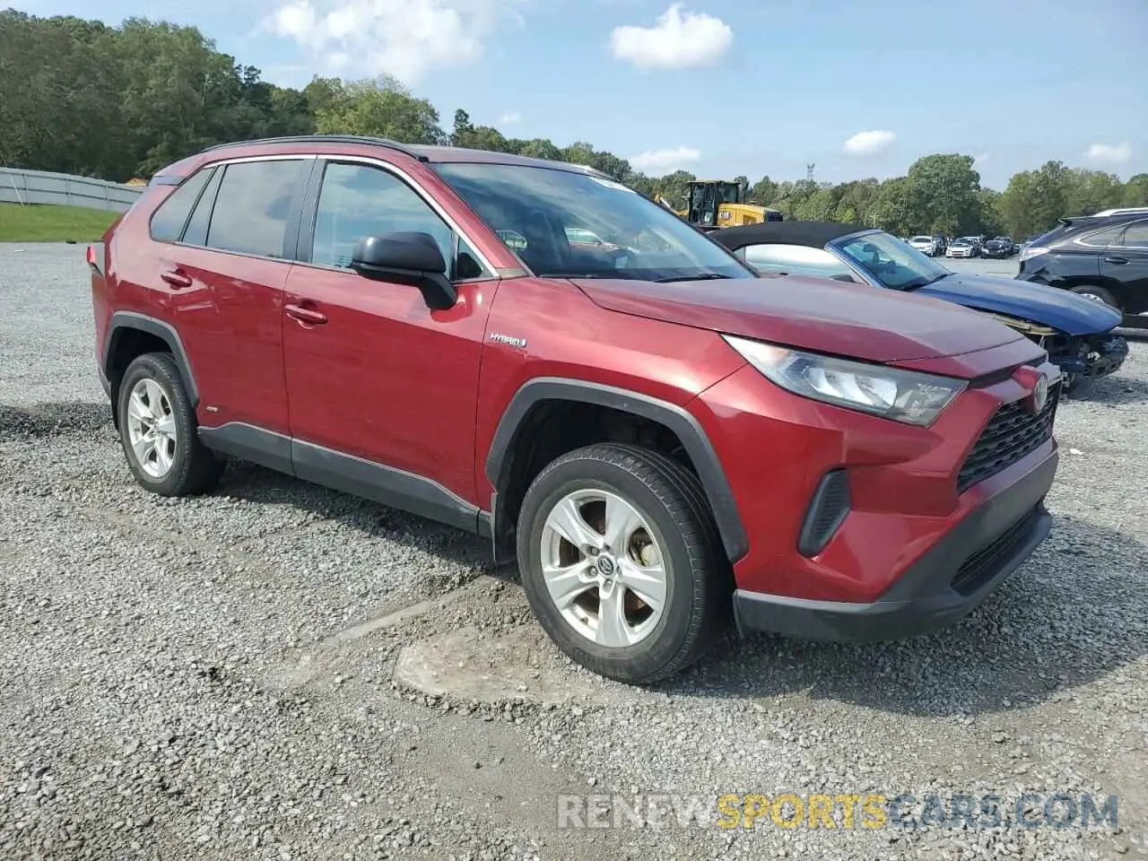 4 fotografías del automóvil dañado 2T3LWRFV9KW007465 TOYOTA RAV4 2019