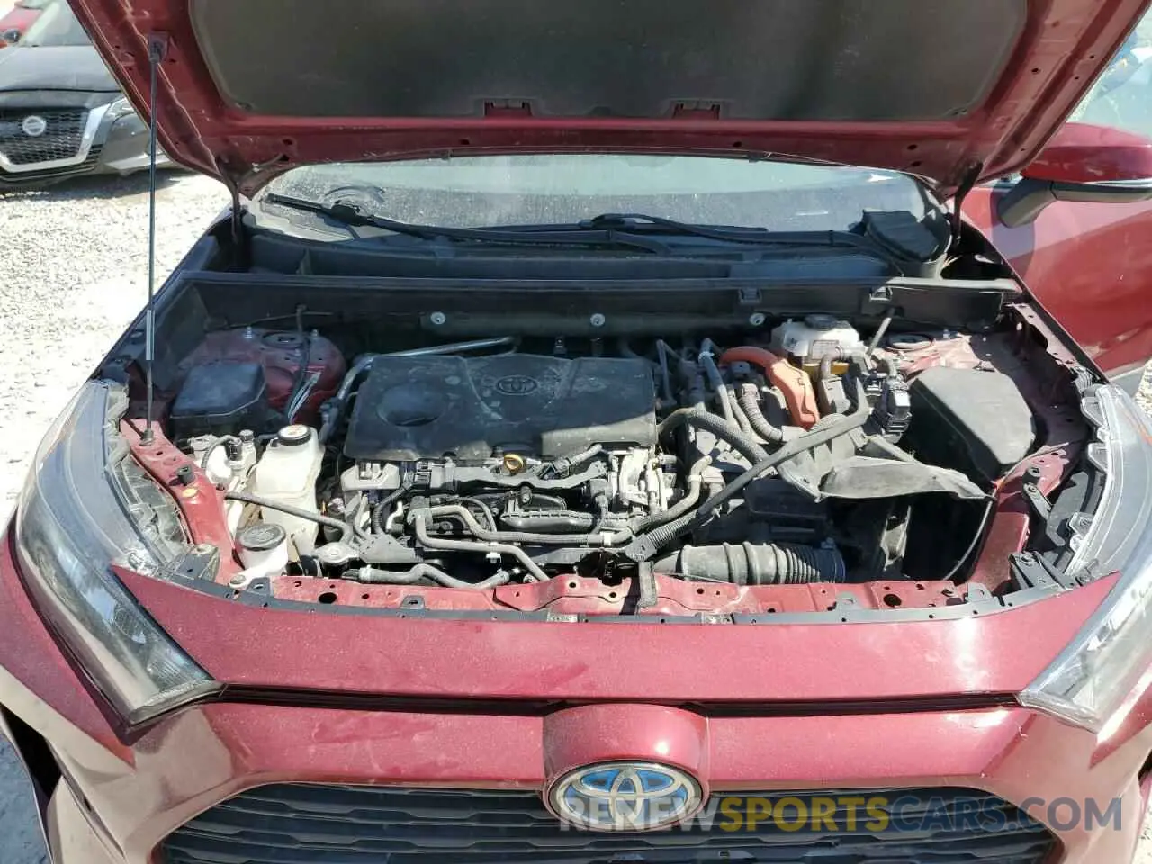 12 fotografías del automóvil dañado 2T3MWRFV3KW039171 TOYOTA RAV4 2019