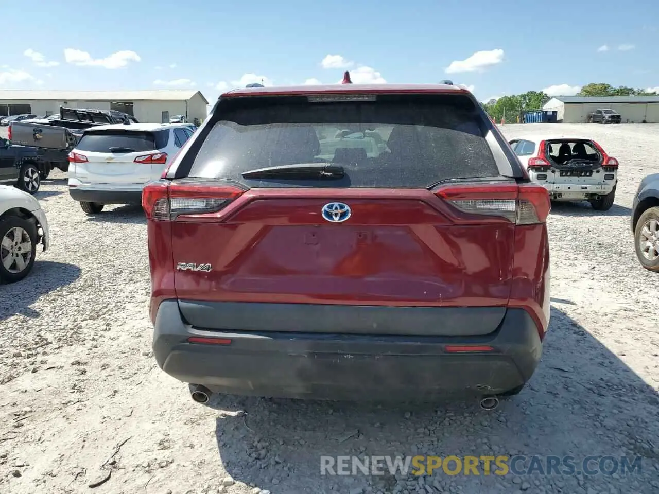 6 fotografías del automóvil dañado 2T3MWRFV3KW039171 TOYOTA RAV4 2019