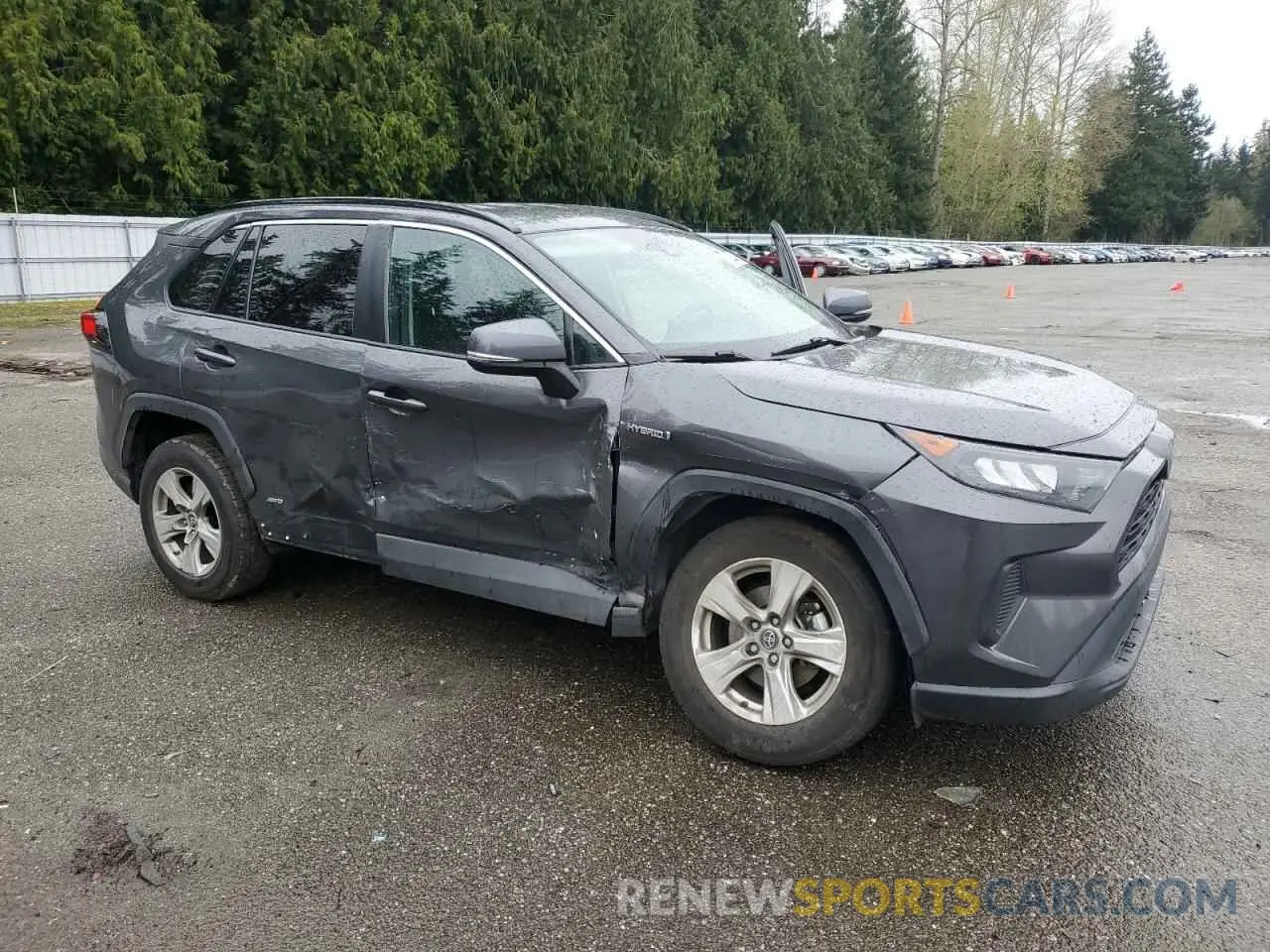 4 fotografías del automóvil dañado 2T3MWRFV5KW004440 TOYOTA RAV4 2019