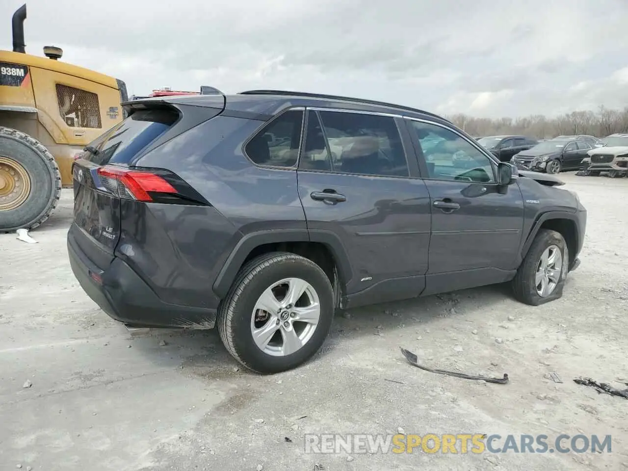 3 fotografías del automóvil dañado 2T3MWRFV6KW033672 TOYOTA RAV4 2019
