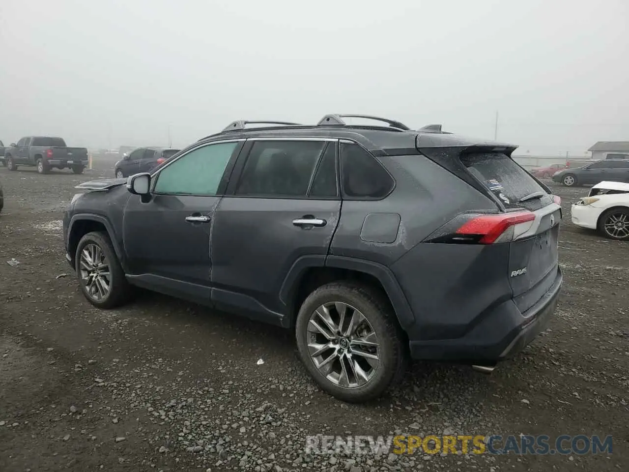 2 fotografías del automóvil dañado 2T3N1RFV2KC018185 TOYOTA RAV4 2019