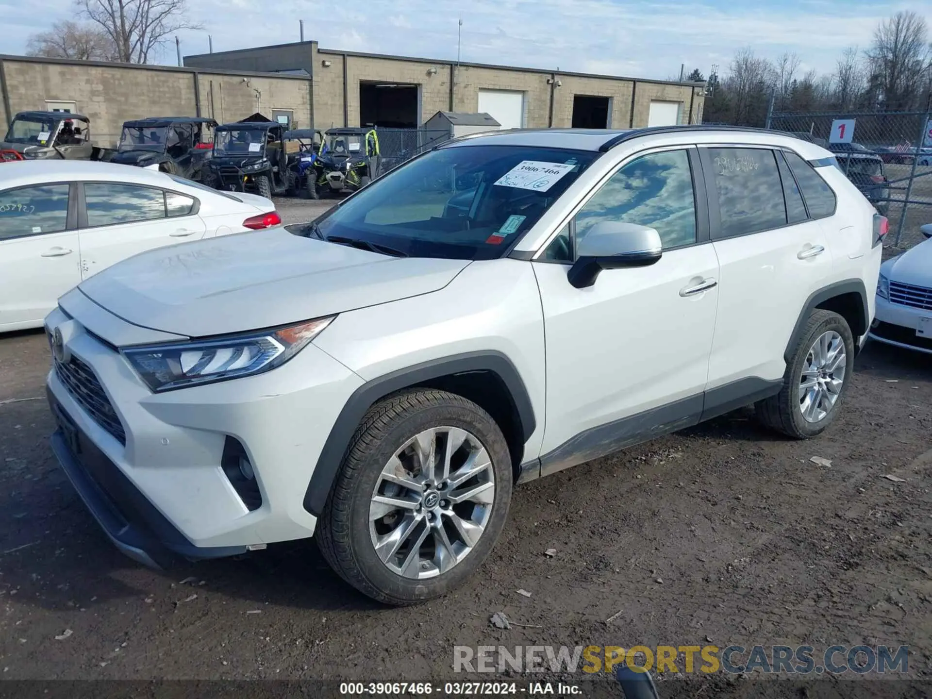 2 fotografías del automóvil dañado 2T3N1RFV3KW009218 TOYOTA RAV4 2019