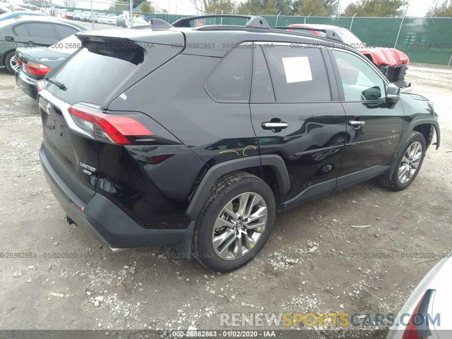 4 fotografías del automóvil dañado 2T3N1RFV6KW046831 TOYOTA RAV4 2019