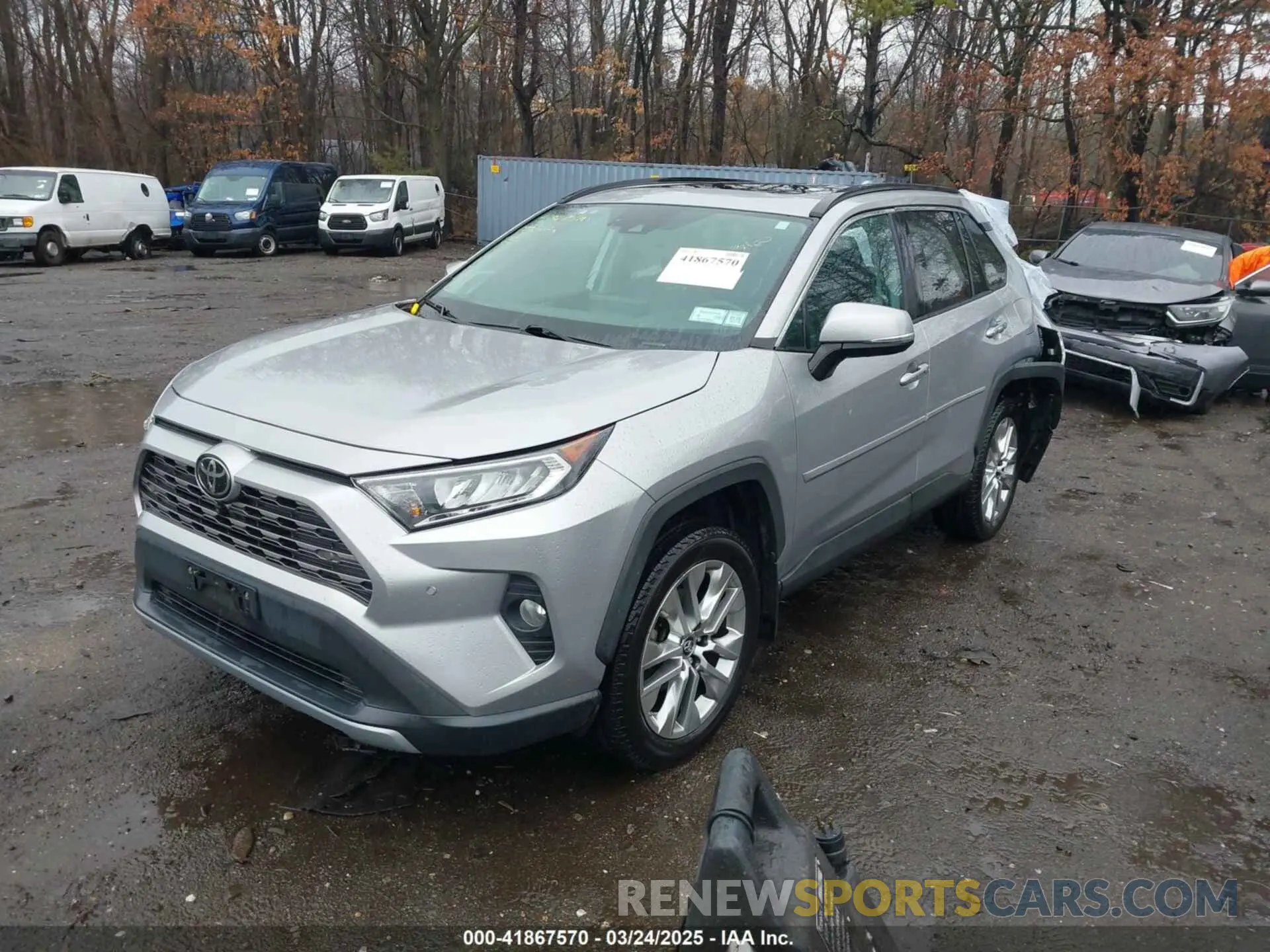2 fotografías del automóvil dañado 2T3N1RFV8KC057489 TOYOTA RAV4 2019