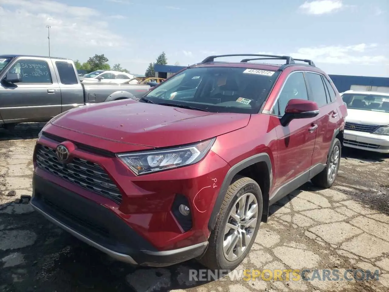 2 fotografías del automóvil dañado 2T3N1RFV8KW062853 TOYOTA RAV4 2019