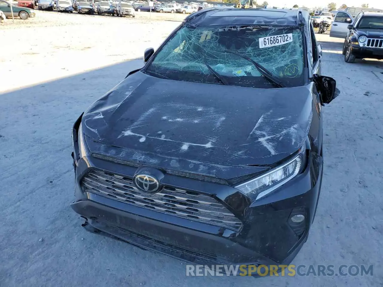 9 fotografías del automóvil dañado 2T3N1RFV8KW078650 TOYOTA RAV4 2019