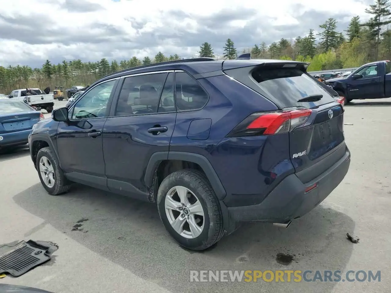 2 fotografías del automóvil dañado 2T3P1RFV0KW040340 TOYOTA RAV4 2019