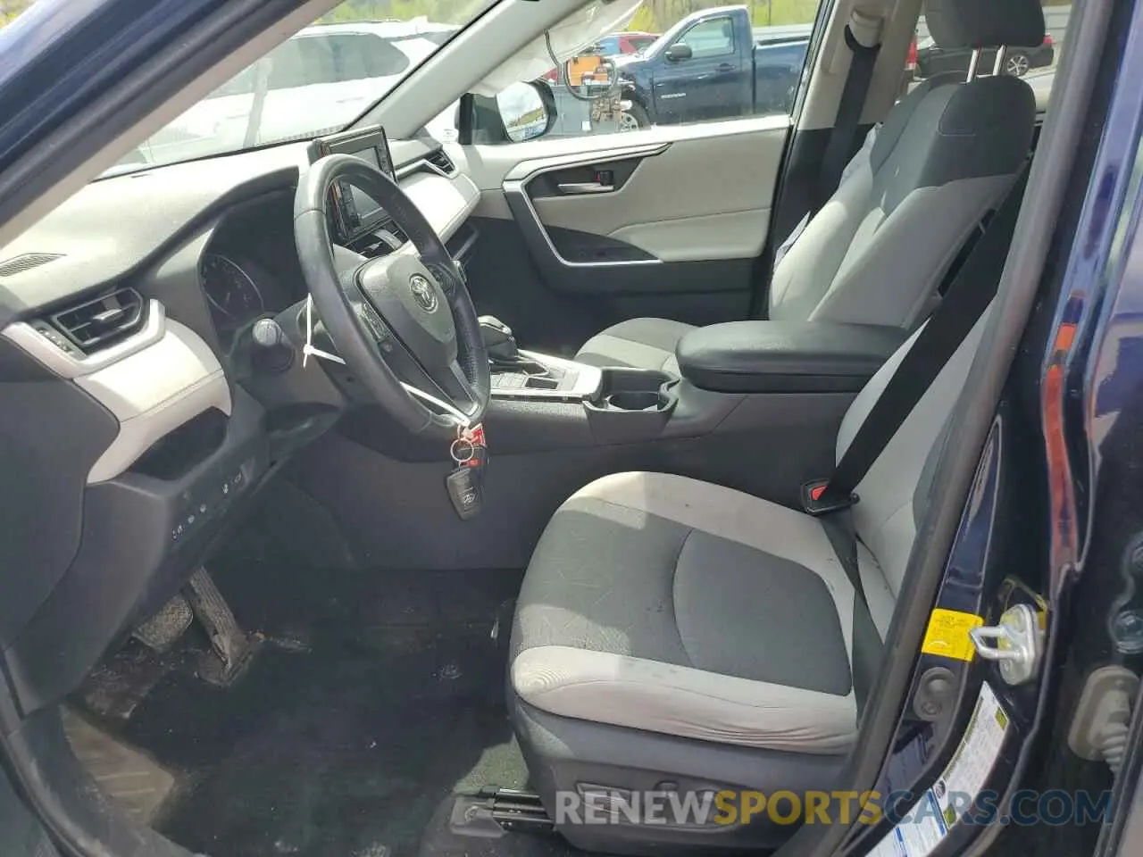 7 fotografías del automóvil dañado 2T3P1RFV0KW040340 TOYOTA RAV4 2019