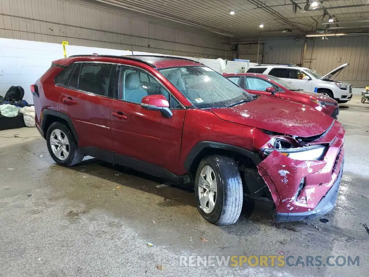 4 fotografías del automóvil dañado 2T3P1RFV0KW073337 TOYOTA RAV4 2019