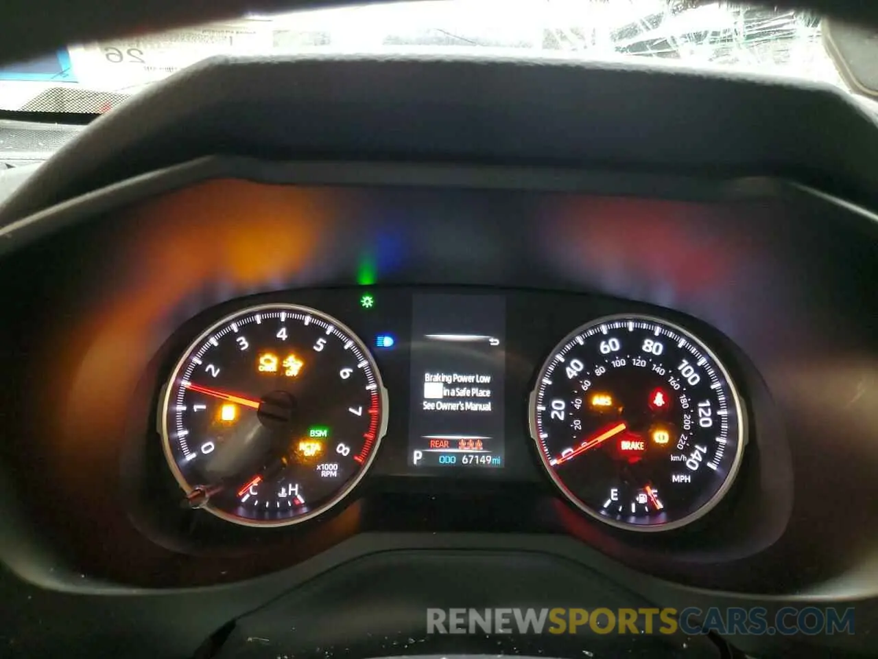 9 fotografías del automóvil dañado 2T3P1RFV1KC006960 TOYOTA RAV4 2019