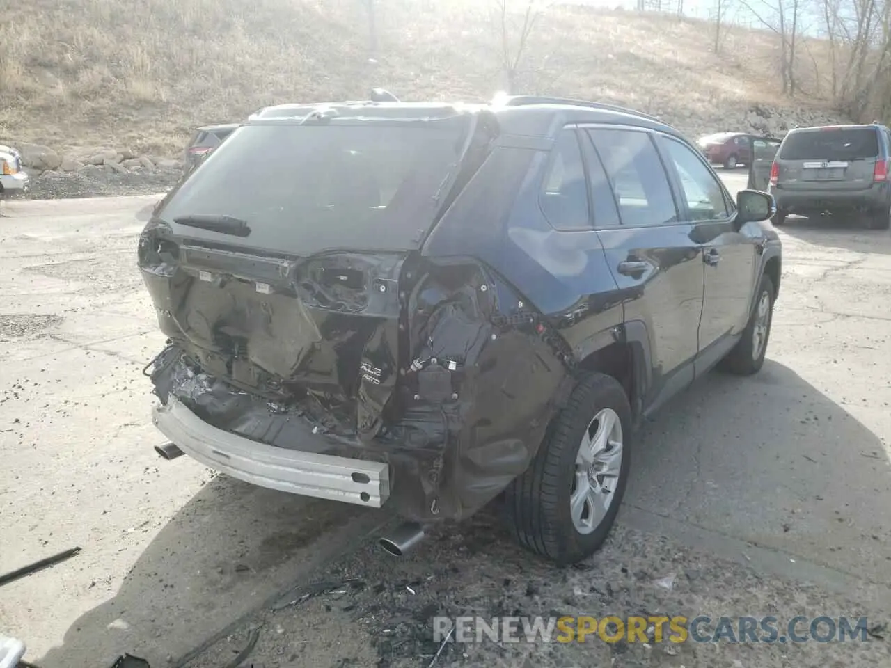 4 fotografías del automóvil dañado 2T3P1RFV1KW005130 TOYOTA RAV4 2019