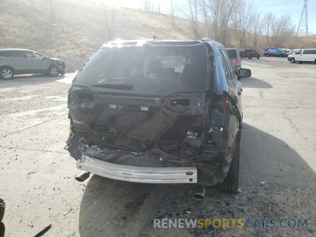 9 fotografías del automóvil dañado 2T3P1RFV1KW005130 TOYOTA RAV4 2019
