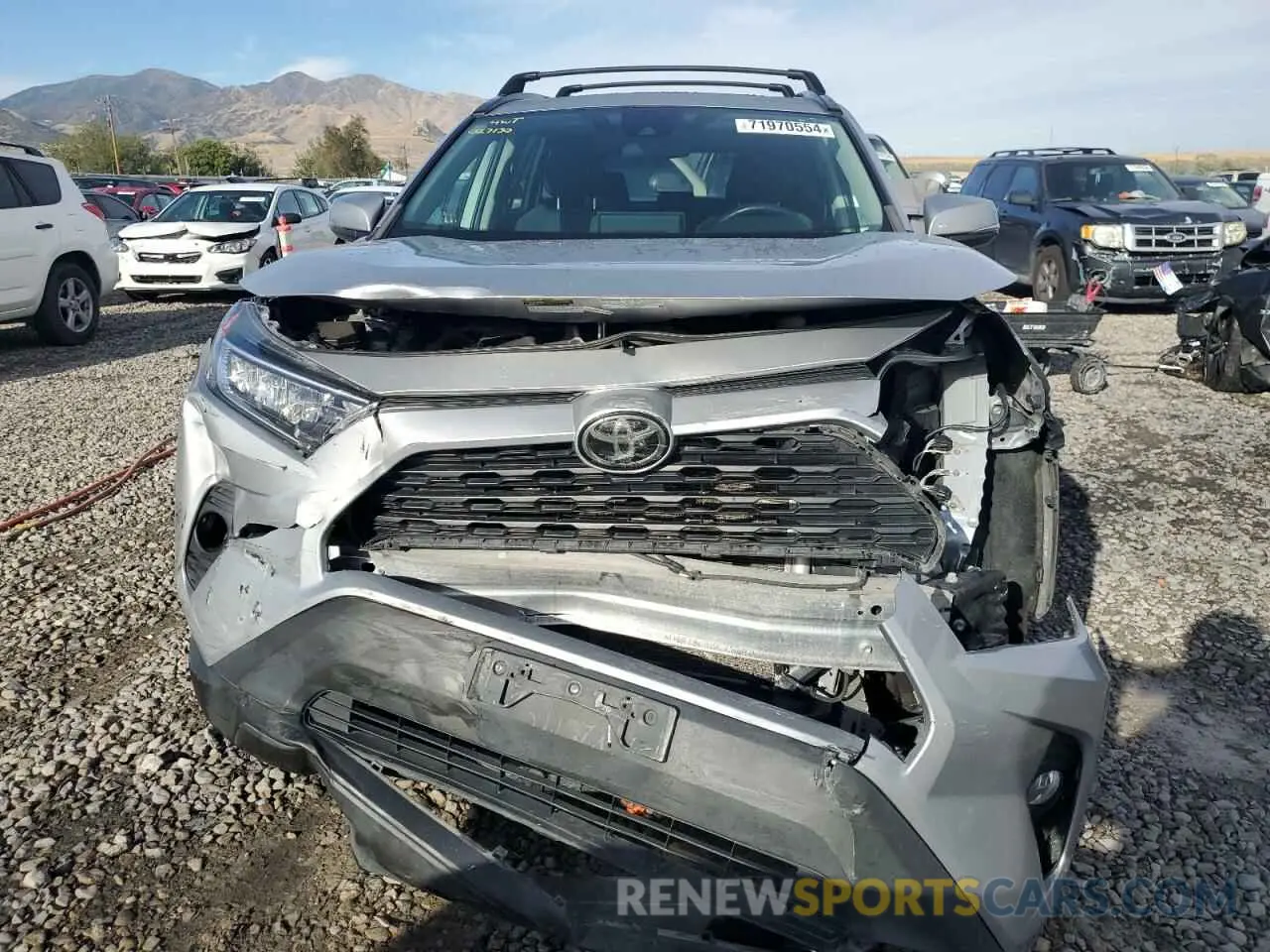 5 fotografías del automóvil dañado 2T3P1RFV1KW027130 TOYOTA RAV4 2019