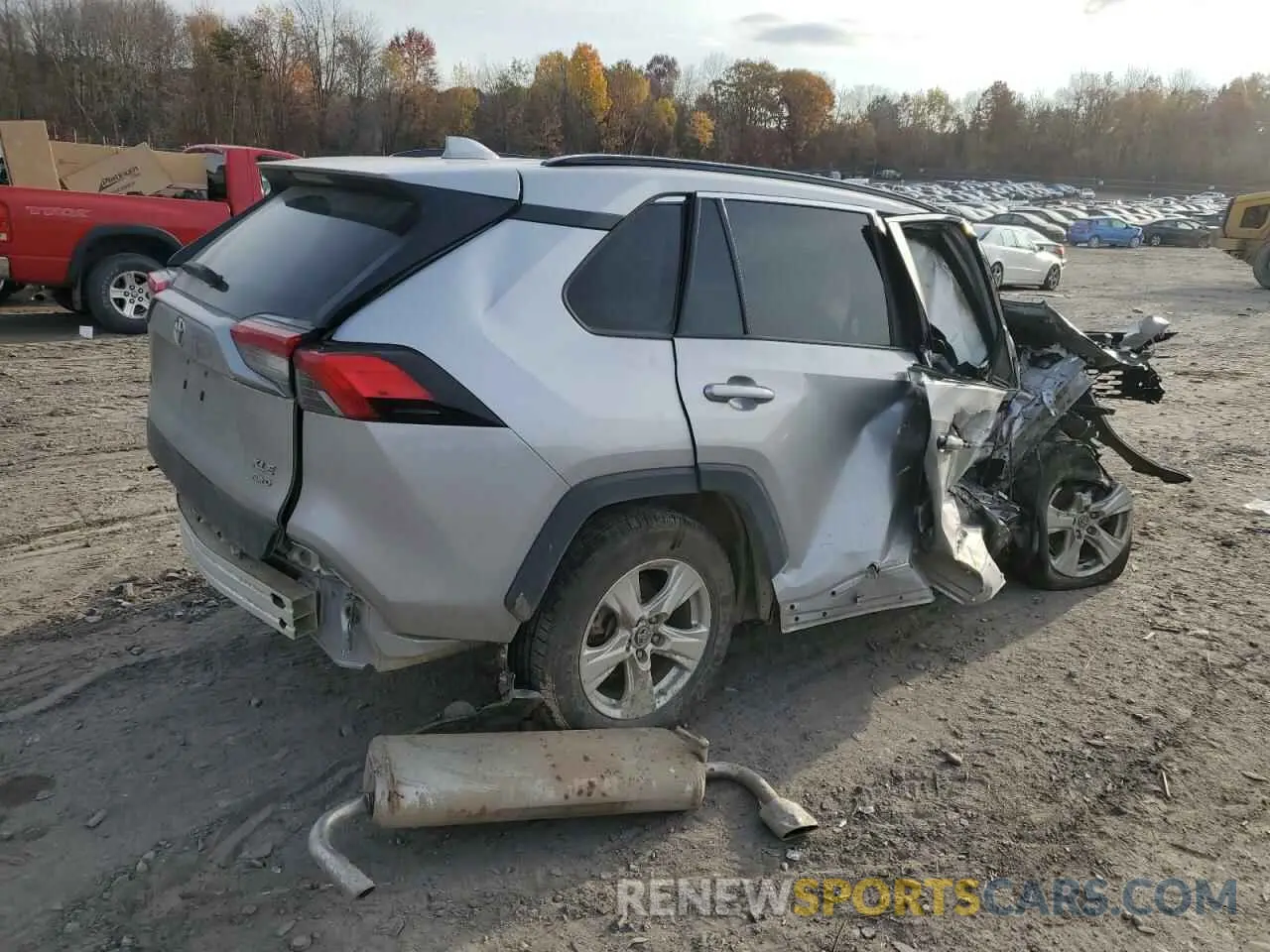 3 fotografías del automóvil dañado 2T3P1RFV1KW039987 TOYOTA RAV4 2019