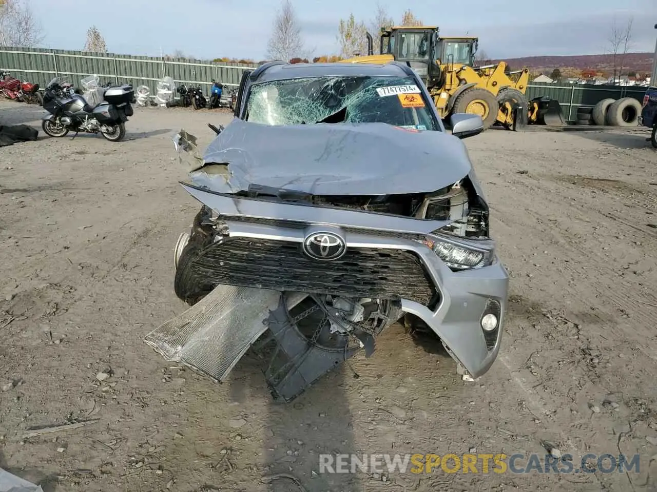 5 fotografías del automóvil dañado 2T3P1RFV1KW039987 TOYOTA RAV4 2019