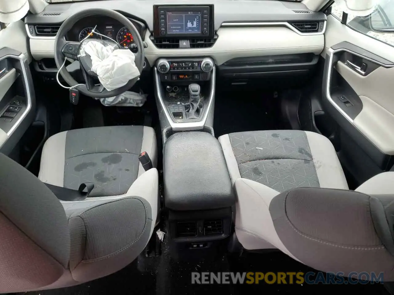 8 fotografías del automóvil dañado 2T3P1RFV1KW057681 TOYOTA RAV4 2019