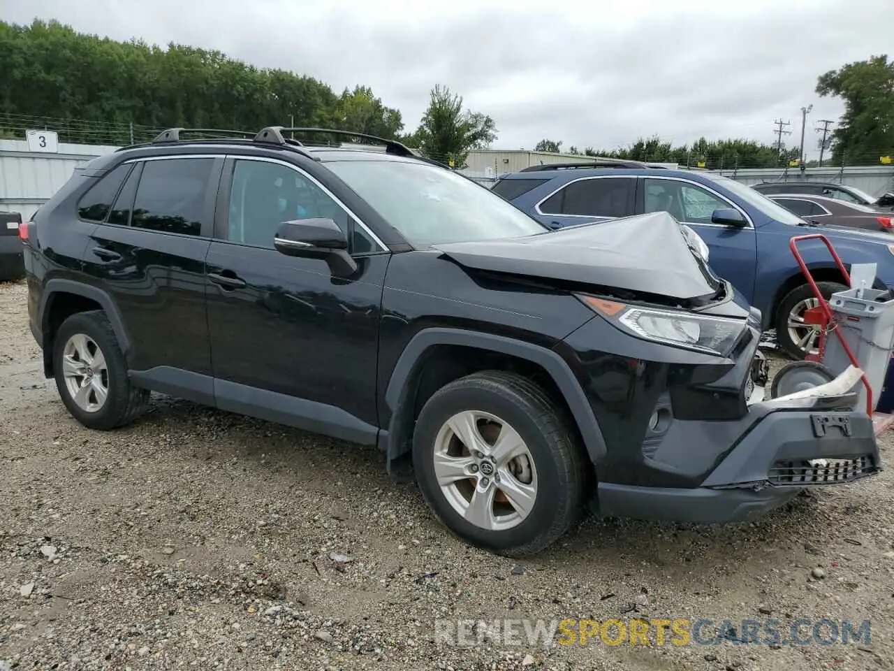4 fotografías del automóvil dañado 2T3P1RFV1KW078174 TOYOTA RAV4 2019
