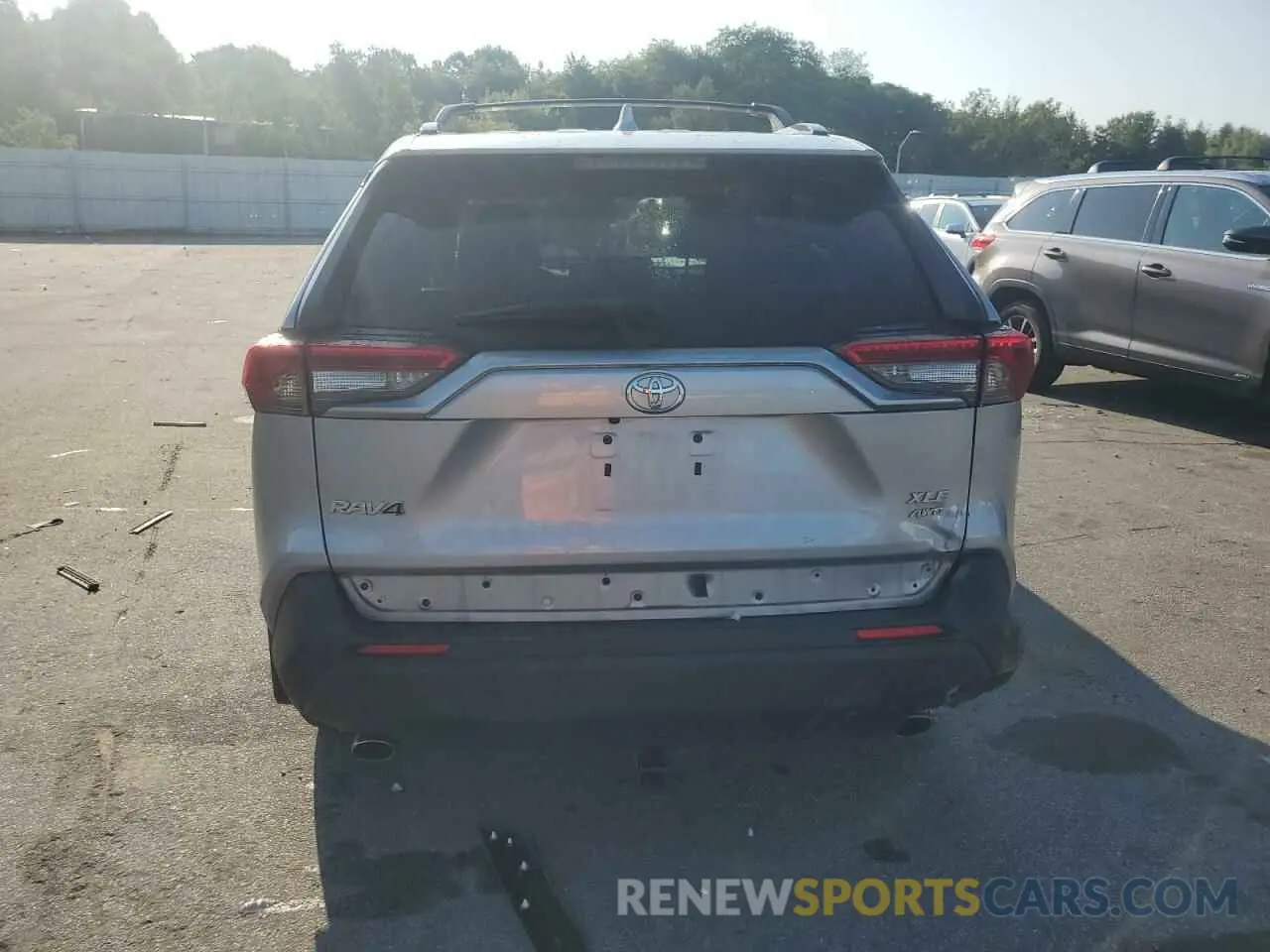 6 fotografías del automóvil dañado 2T3P1RFV2KC030748 TOYOTA RAV4 2019