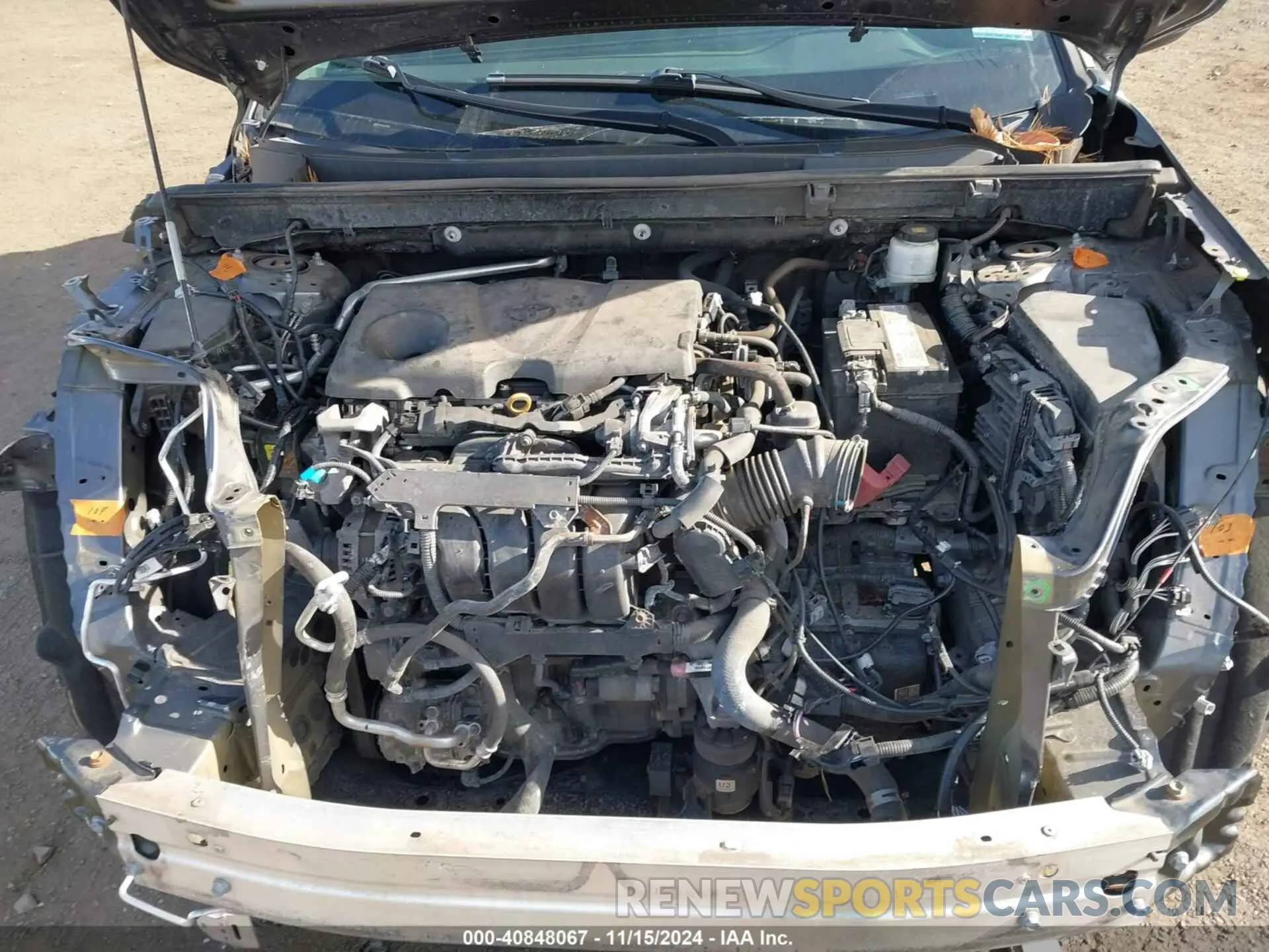 10 fotografías del automóvil dañado 2T3P1RFV2KC036484 TOYOTA RAV4 2019