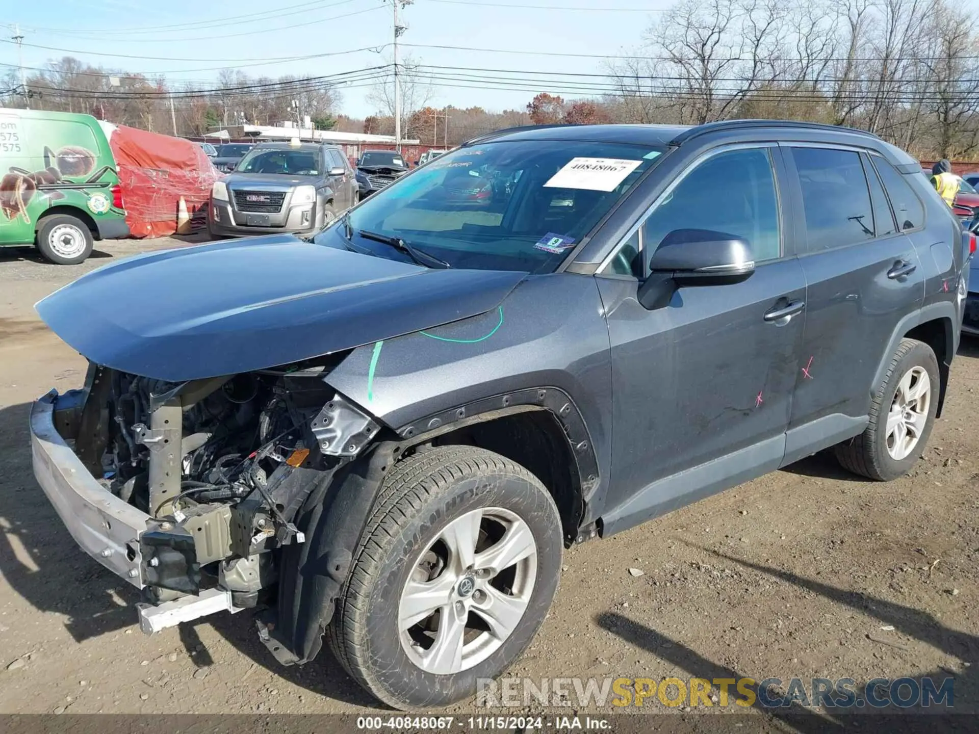 17 fotografías del automóvil dañado 2T3P1RFV2KC036484 TOYOTA RAV4 2019