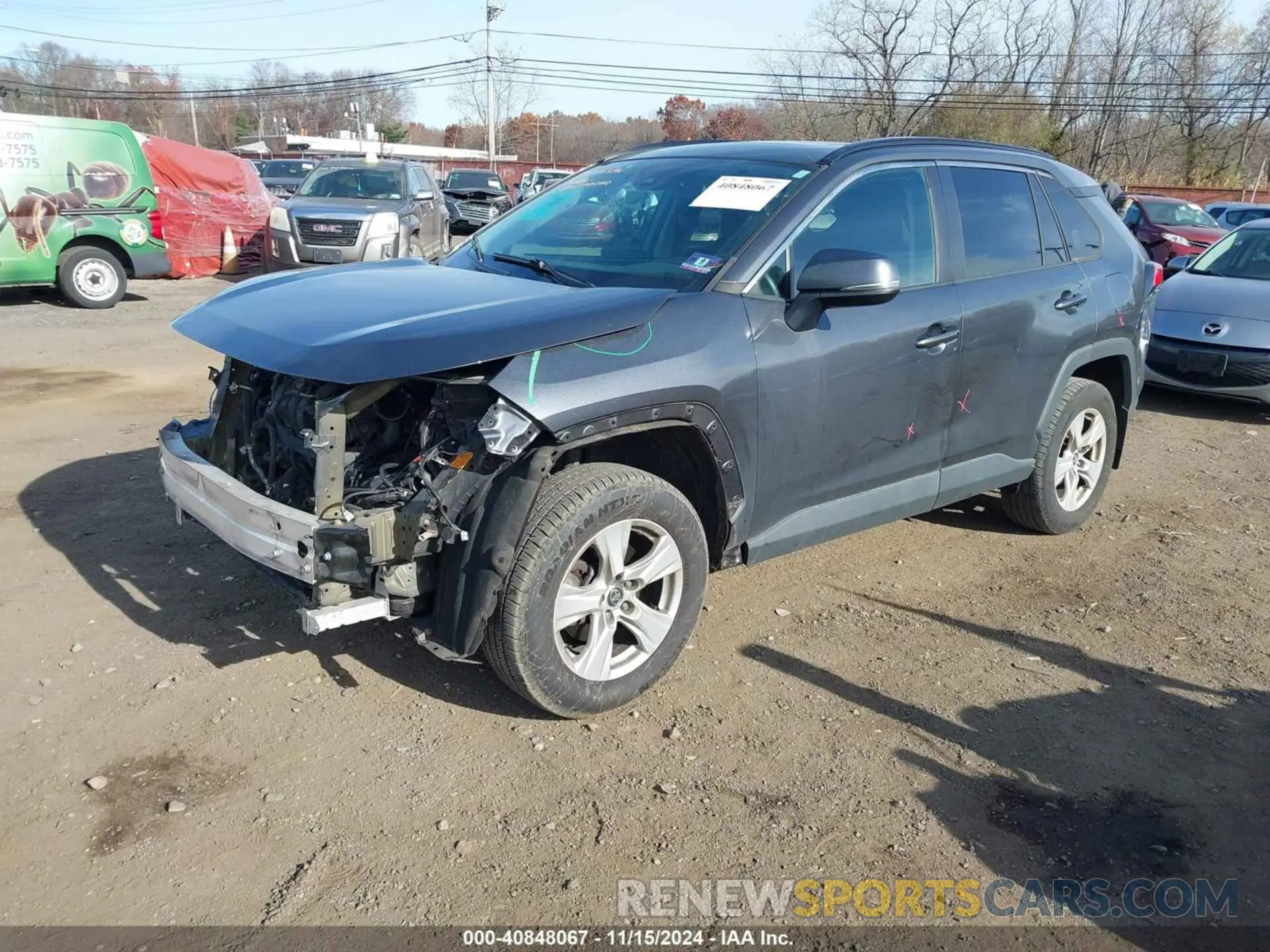 2 fotografías del automóvil dañado 2T3P1RFV2KC036484 TOYOTA RAV4 2019