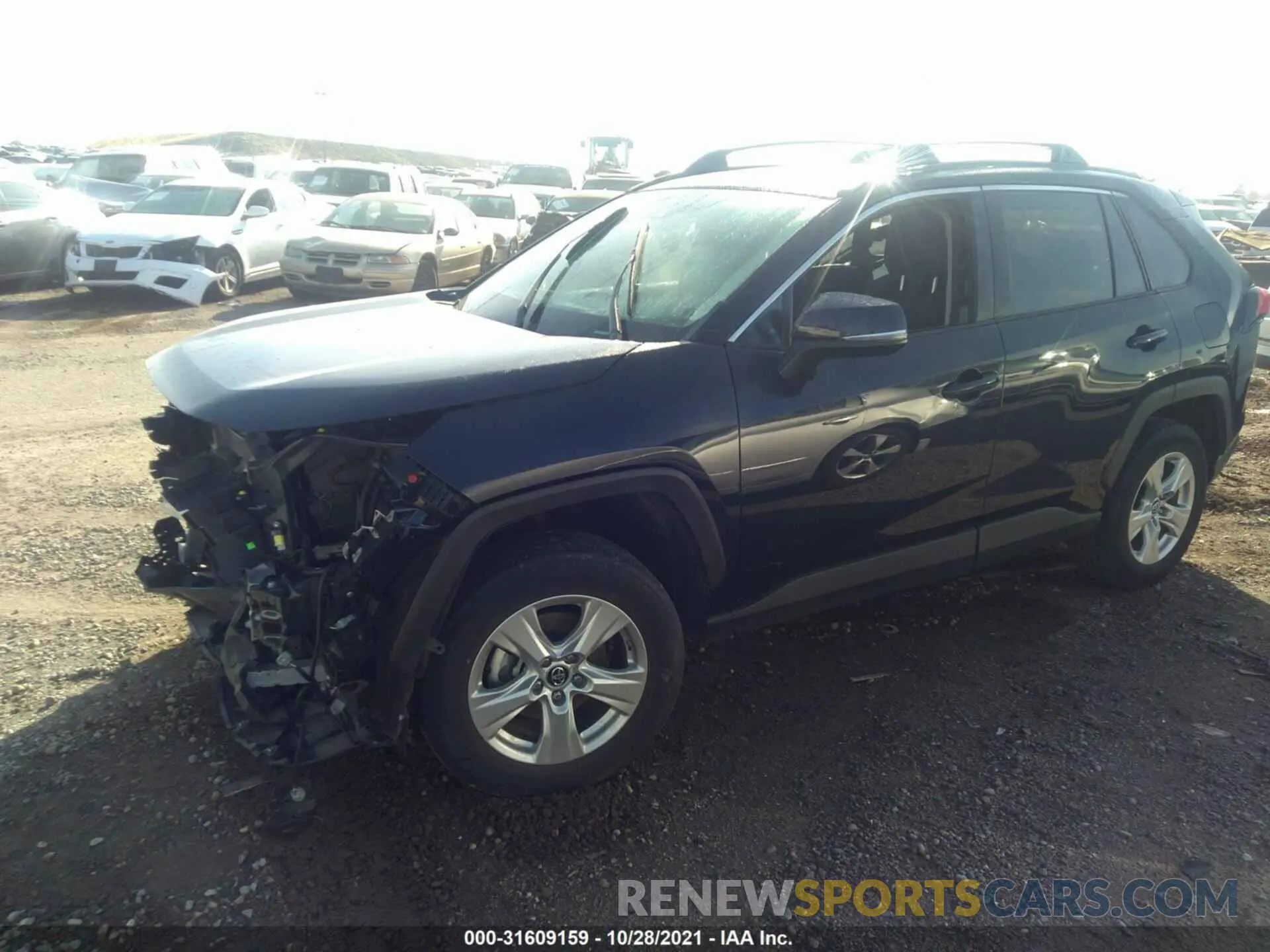2 fotografías del automóvil dañado 2T3P1RFV2KC037103 TOYOTA RAV4 2019