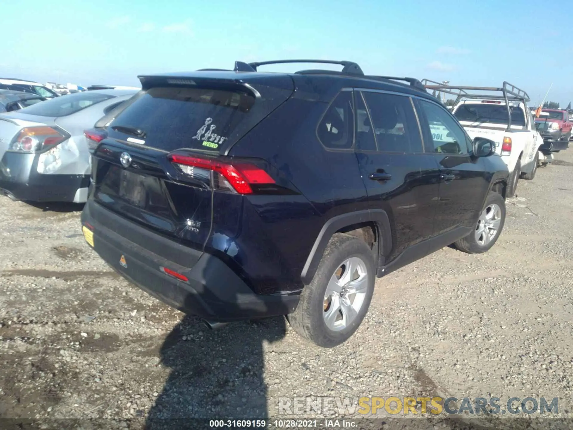 4 fotografías del automóvil dañado 2T3P1RFV2KC037103 TOYOTA RAV4 2019