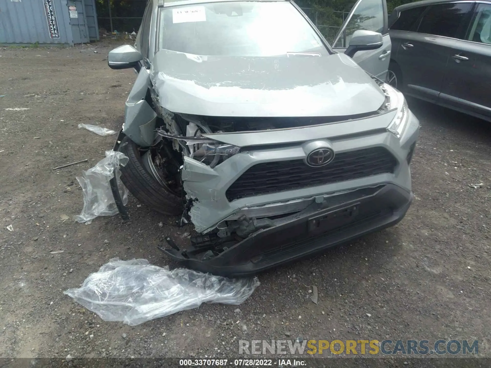 6 fotografías del automóvil dañado 2T3P1RFV2KC042527 TOYOTA RAV4 2019