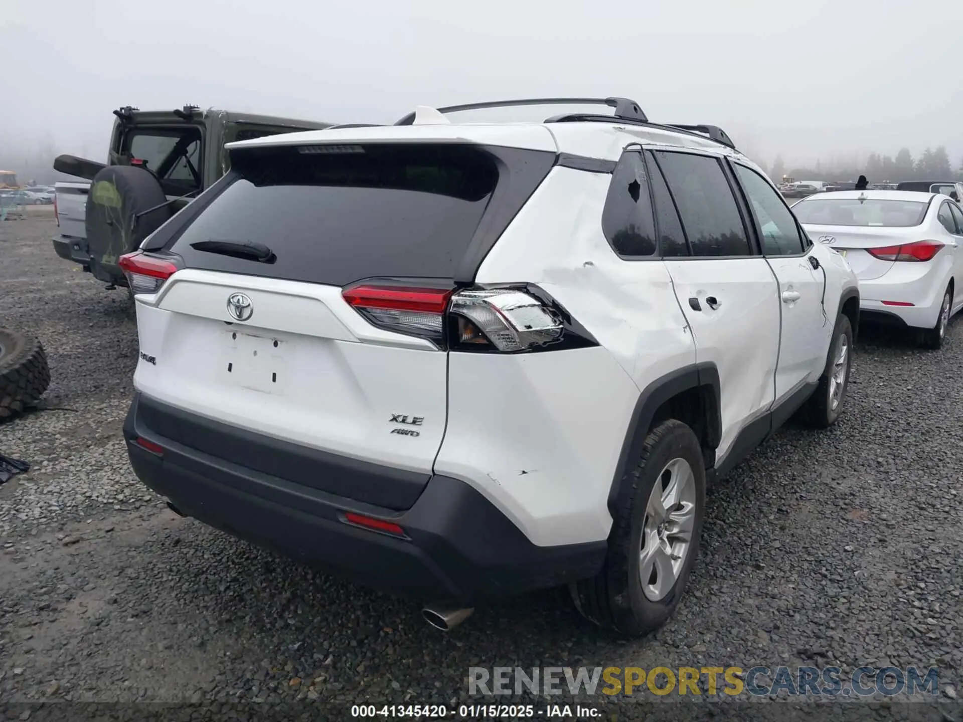 4 fotografías del automóvil dañado 2T3P1RFV2KW027153 TOYOTA RAV4 2019