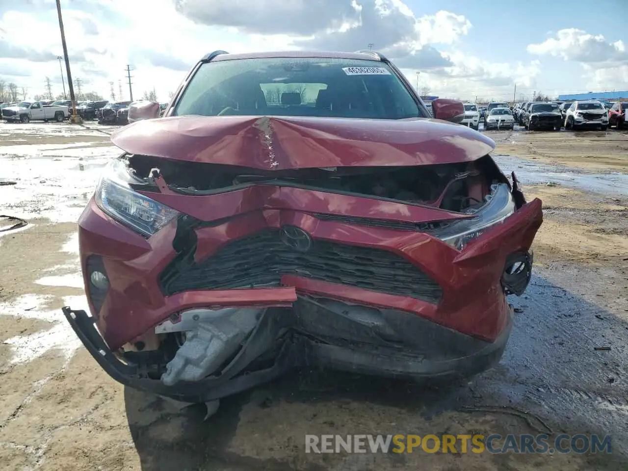 5 fotografías del automóvil dañado 2T3P1RFV2KW063747 TOYOTA RAV4 2019