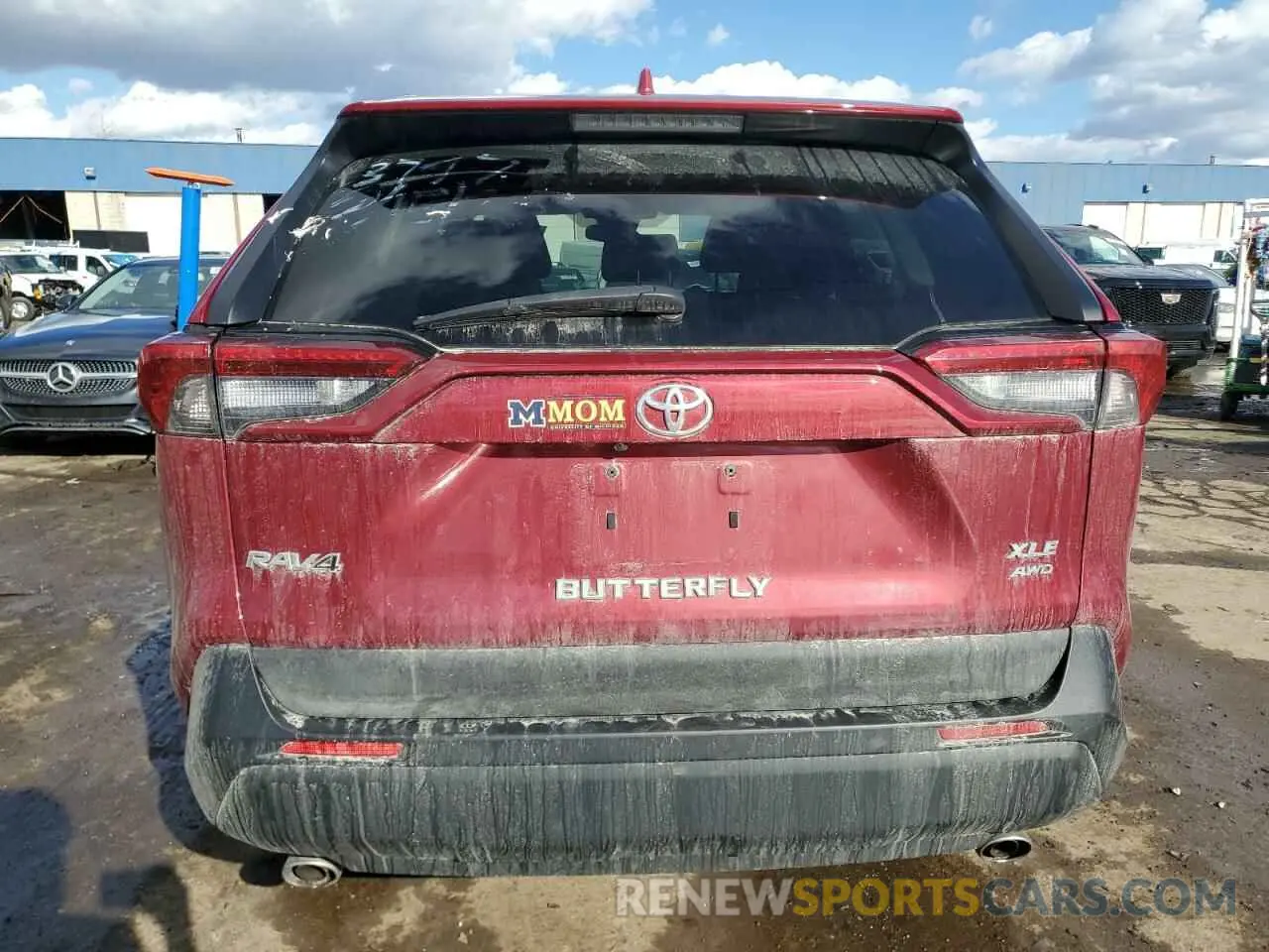 6 fotografías del automóvil dañado 2T3P1RFV2KW063747 TOYOTA RAV4 2019