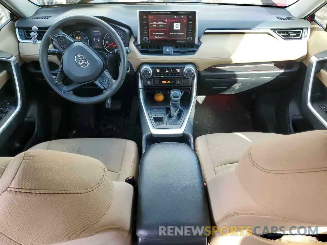 8 fotografías del automóvil dañado 2T3P1RFV2KW063747 TOYOTA RAV4 2019