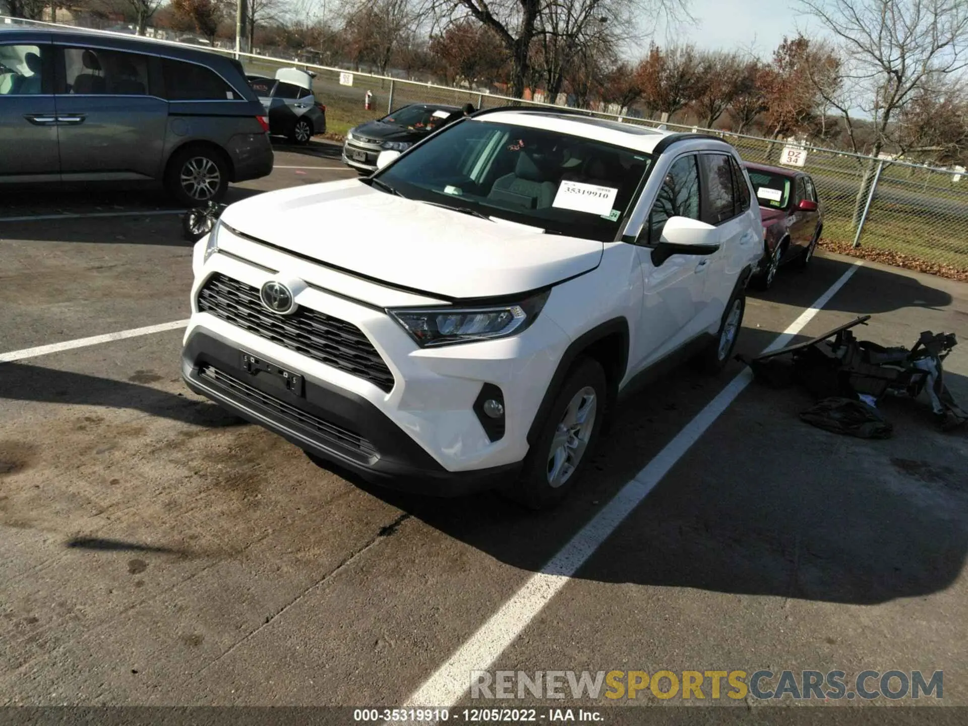 2 fotografías del automóvil dañado 2T3P1RFV3KW014010 TOYOTA RAV4 2019
