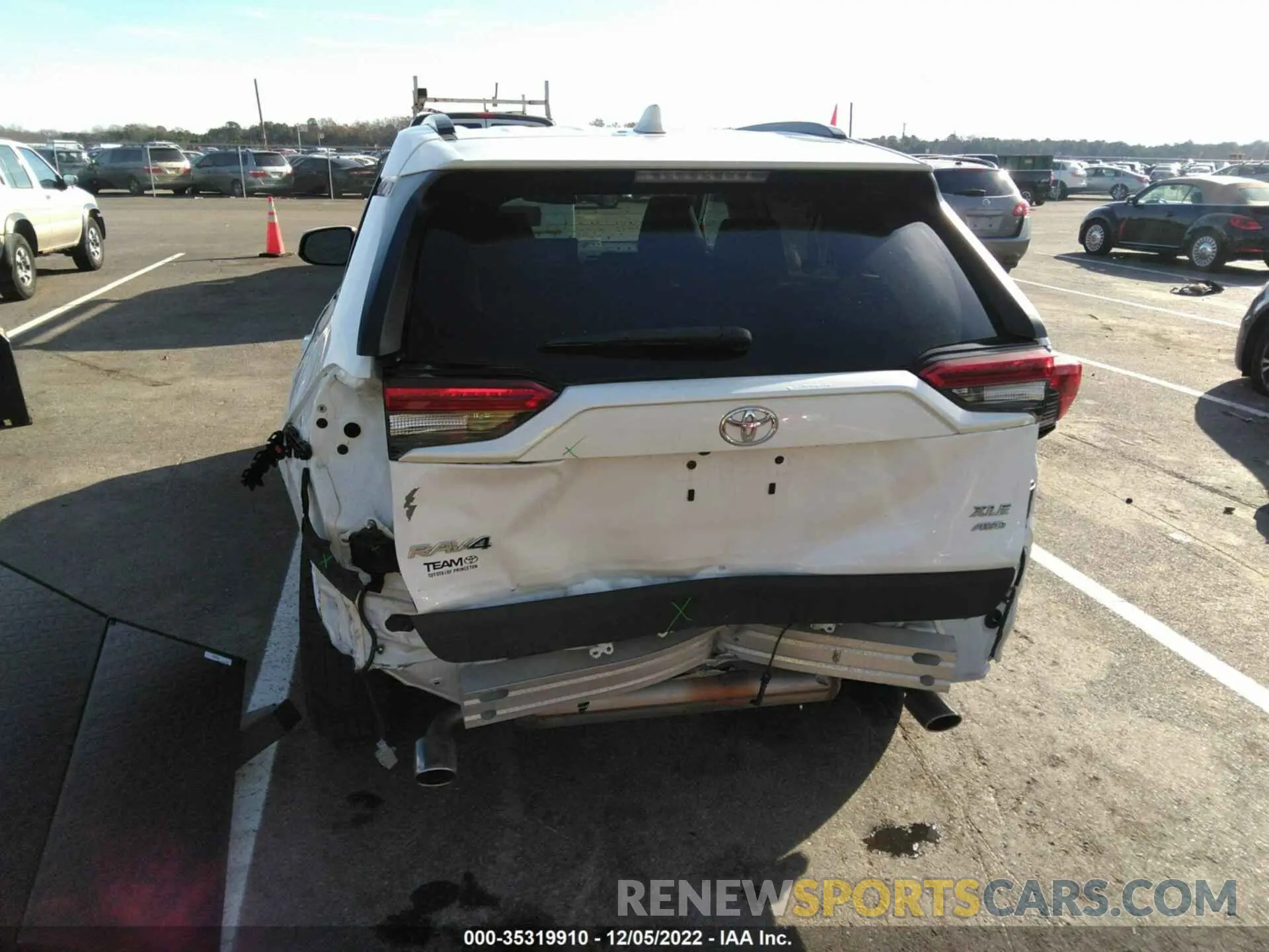 6 fotografías del automóvil dañado 2T3P1RFV3KW014010 TOYOTA RAV4 2019