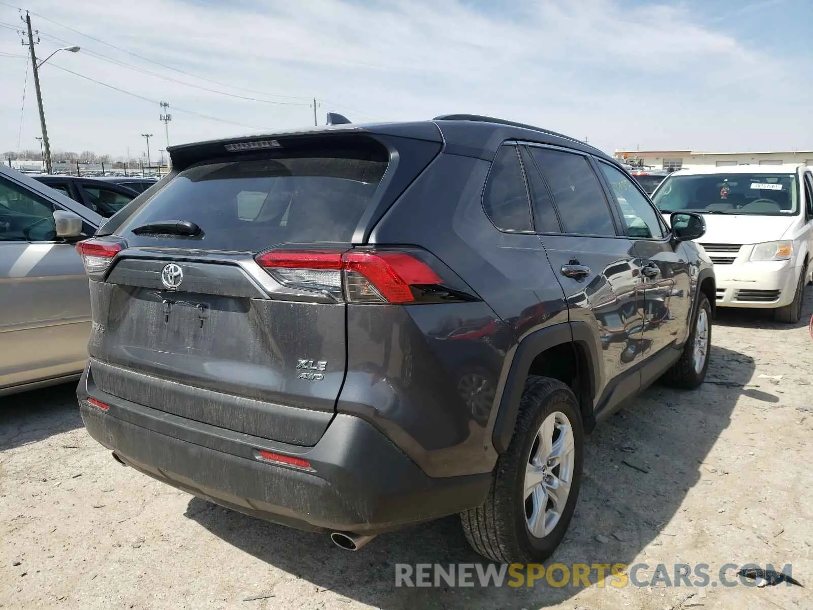 4 fotografías del automóvil dañado 2T3P1RFV3KW031857 TOYOTA RAV4 2019