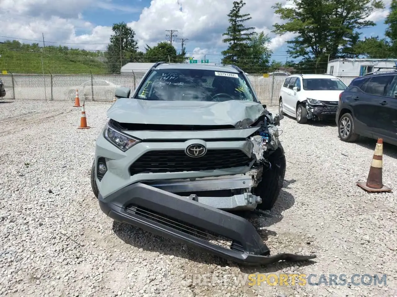 9 fotografías del automóvil dañado 2T3P1RFV3KW077592 TOYOTA RAV4 2019