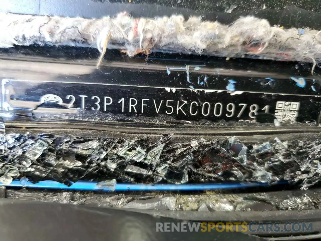 14 fotografías del automóvil dañado 2T3P1RFV5KC009781 TOYOTA RAV4 2019