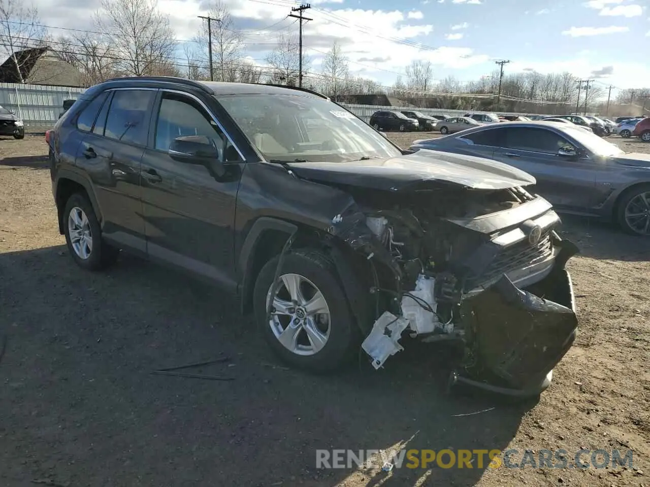 4 fotografías del automóvil dañado 2T3P1RFV5KC057717 TOYOTA RAV4 2019