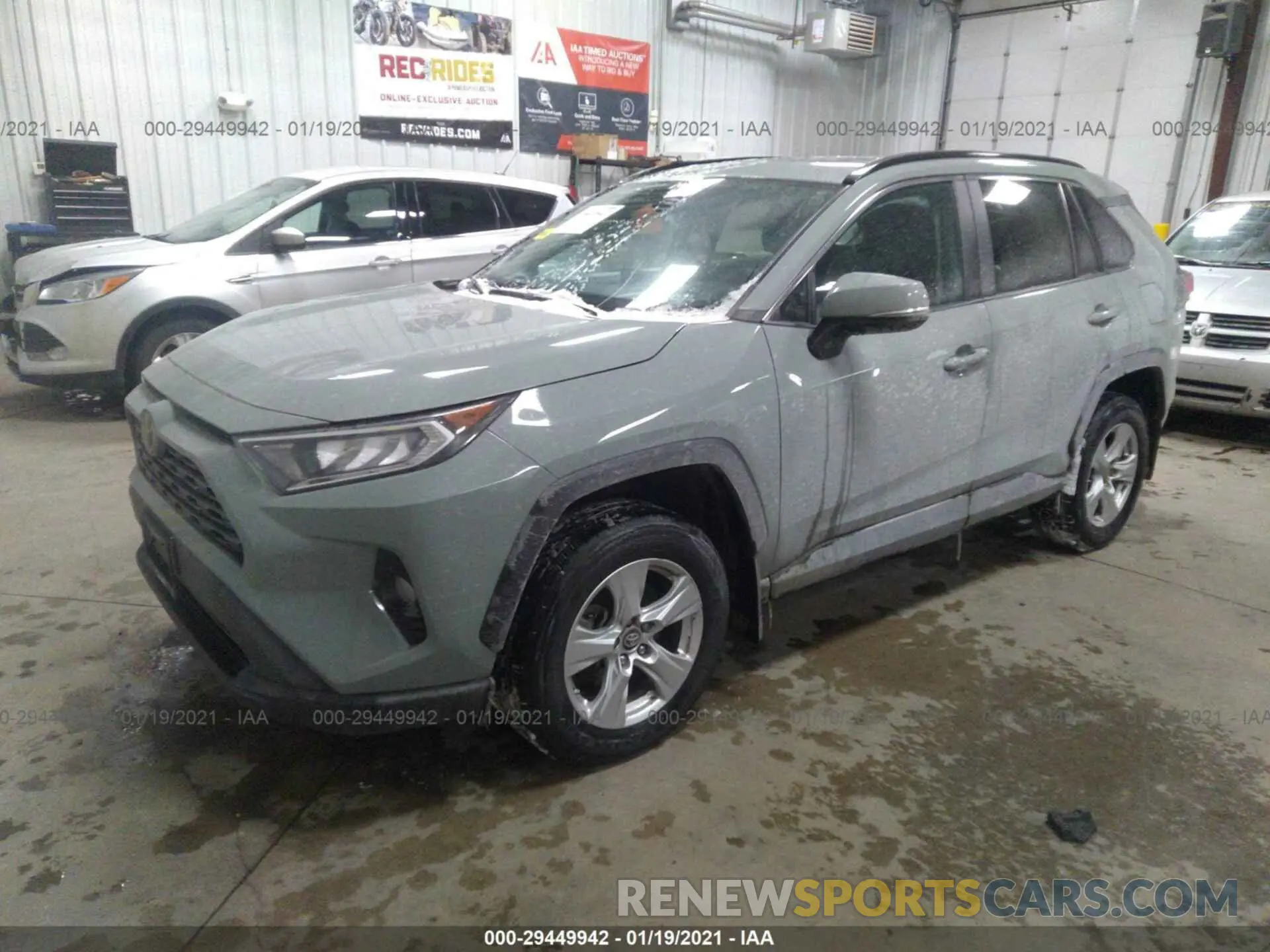 2 fotografías del automóvil dañado 2T3P1RFV6KC006095 TOYOTA RAV4 2019