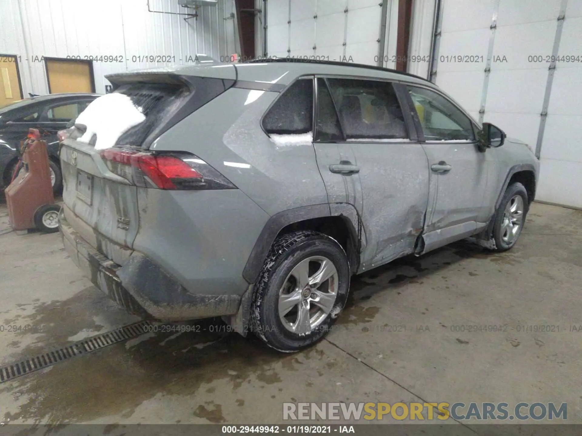 4 fotografías del automóvil dañado 2T3P1RFV6KC006095 TOYOTA RAV4 2019