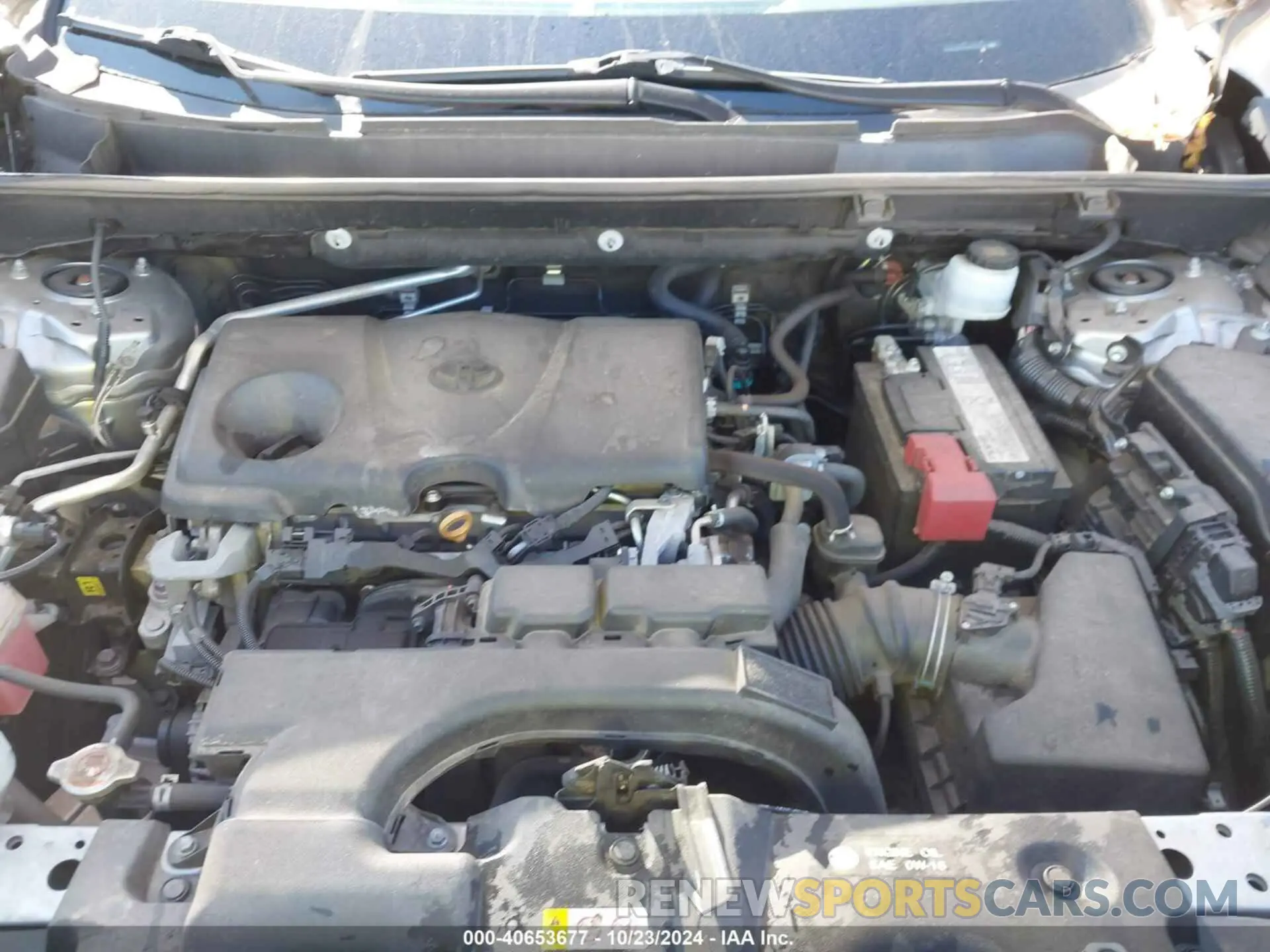 10 fotografías del automóvil dañado 2T3P1RFV6KC012043 TOYOTA RAV4 2019