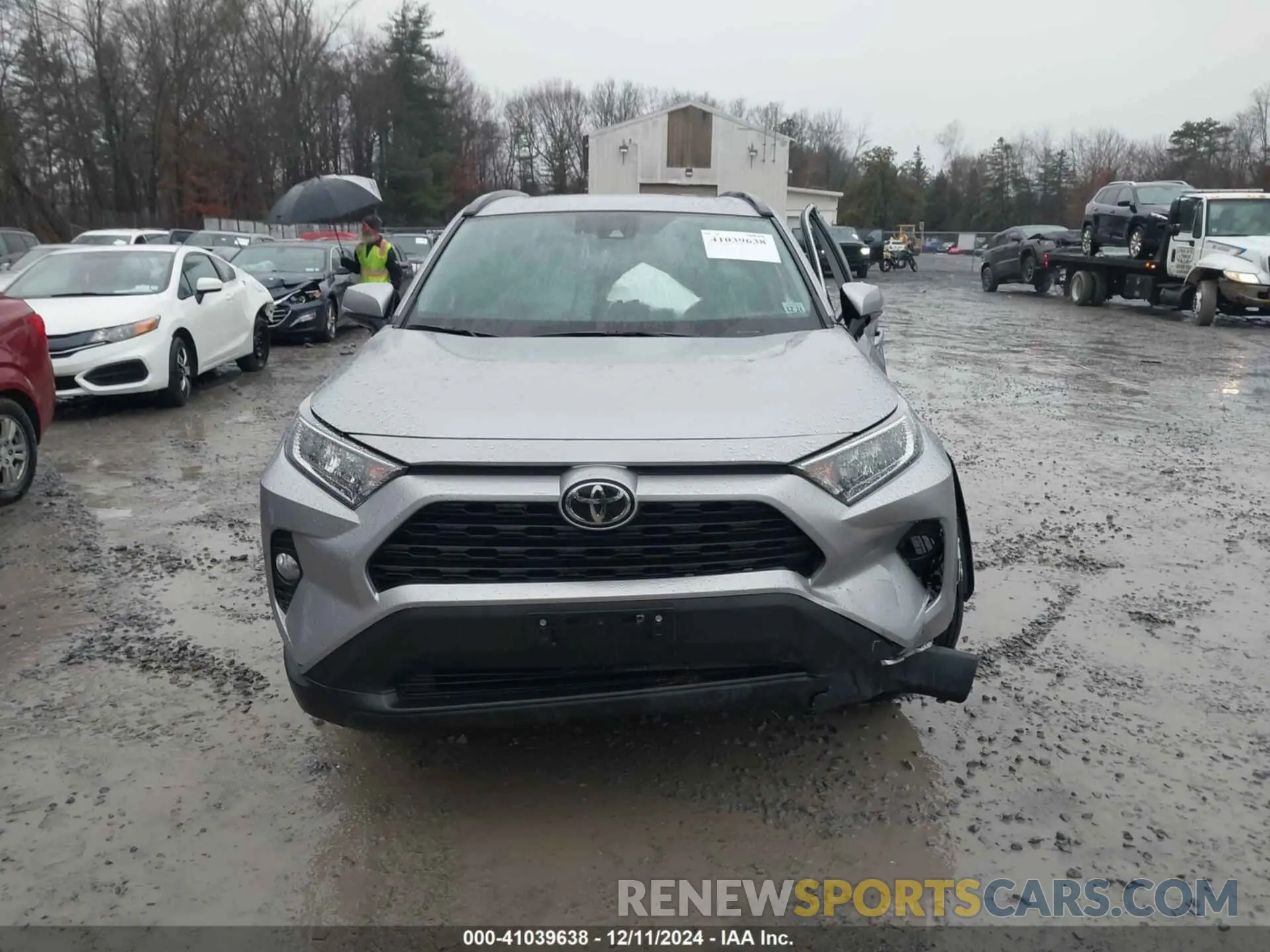 12 fotografías del automóvil dañado 2T3P1RFV6KC058892 TOYOTA RAV4 2019