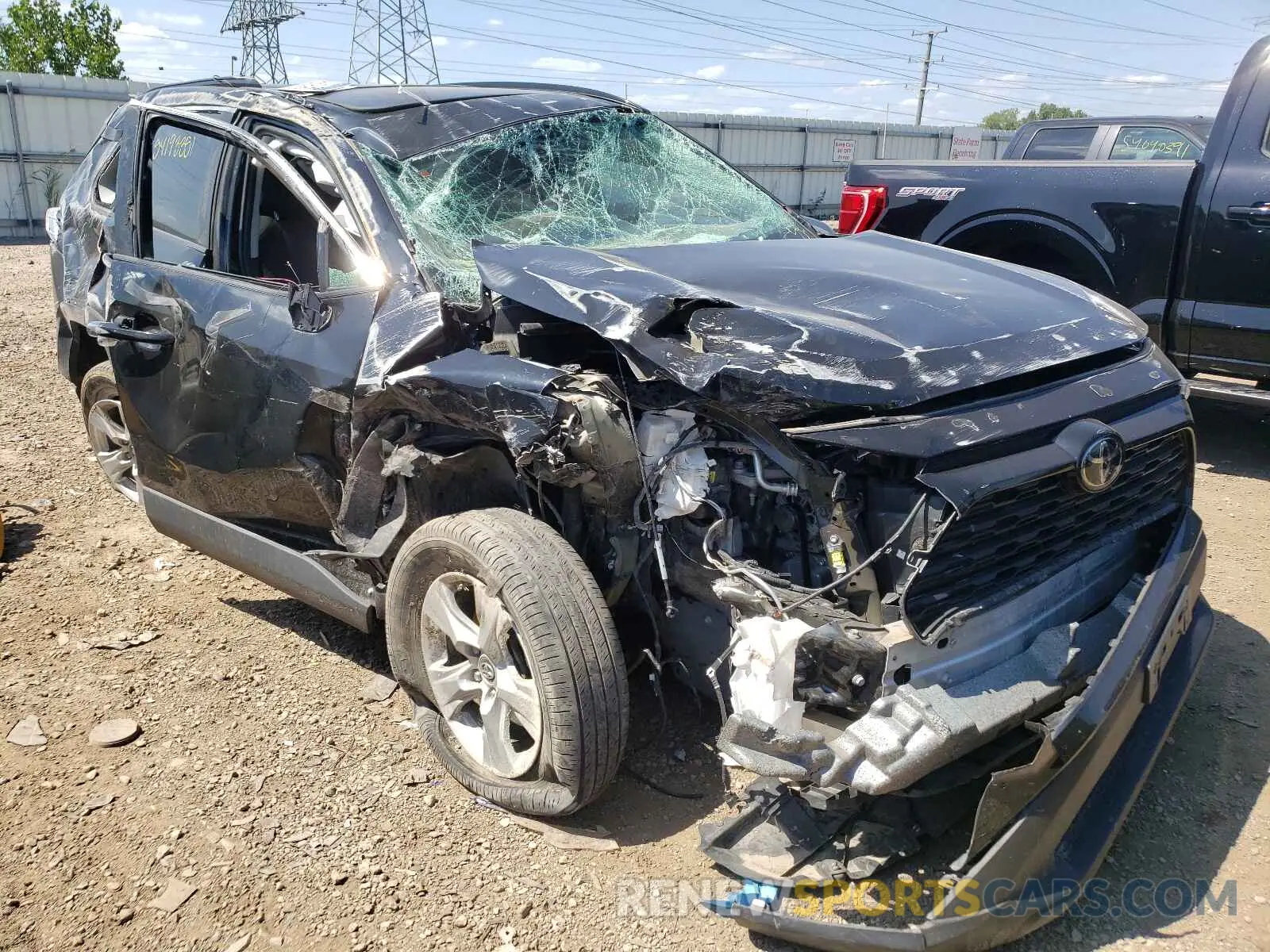 1 fotografías del automóvil dañado 2T3P1RFV6KW016222 TOYOTA RAV4 2019
