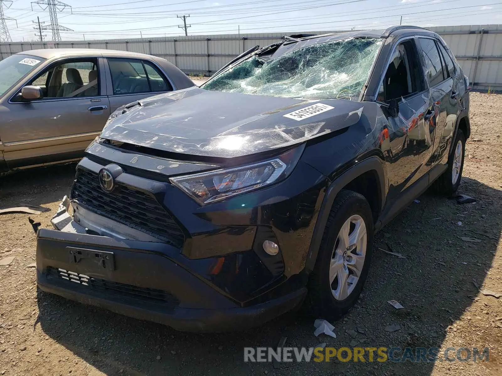 2 fotografías del automóvil dañado 2T3P1RFV6KW016222 TOYOTA RAV4 2019