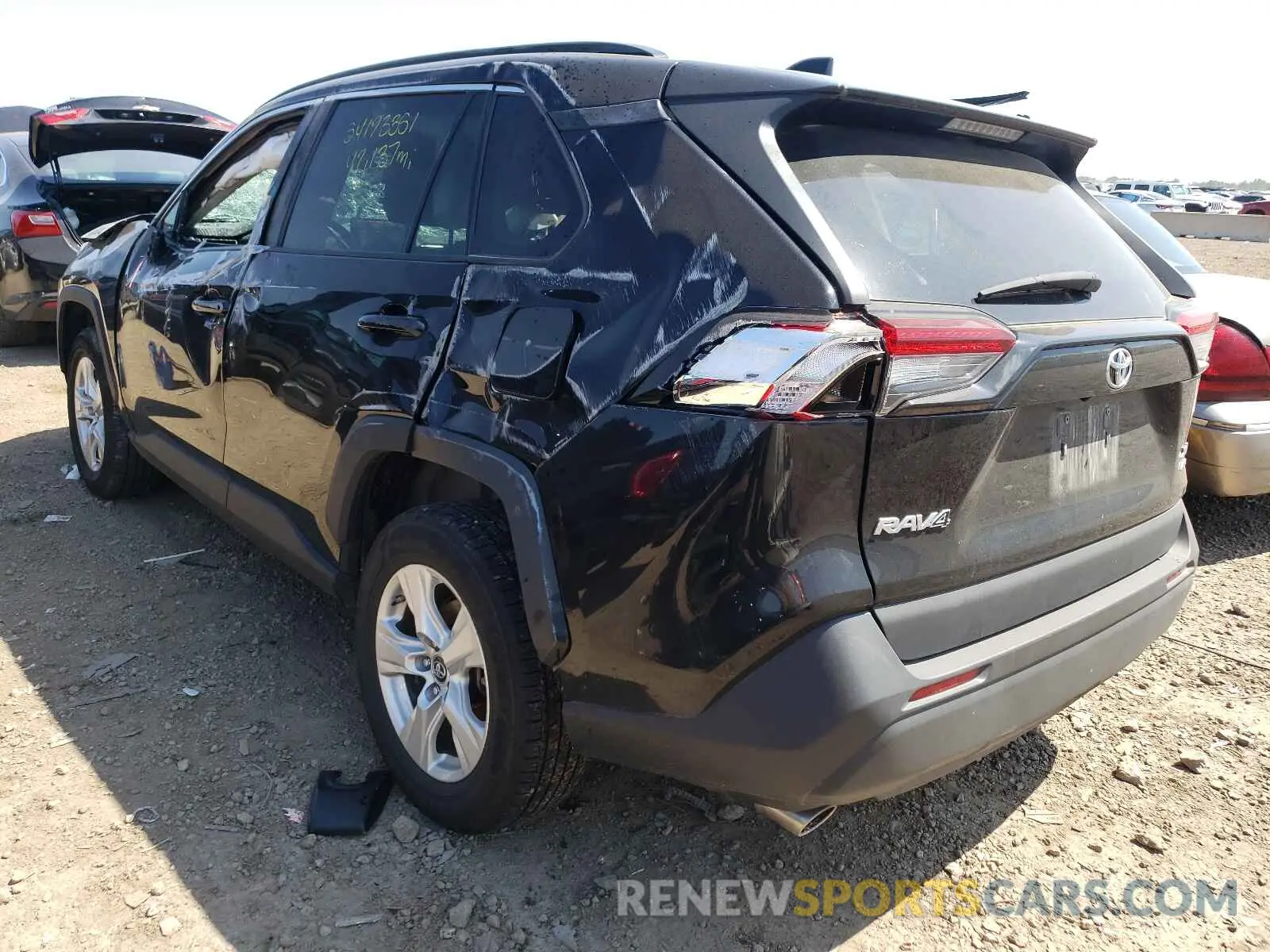 3 fotografías del automóvil dañado 2T3P1RFV6KW016222 TOYOTA RAV4 2019
