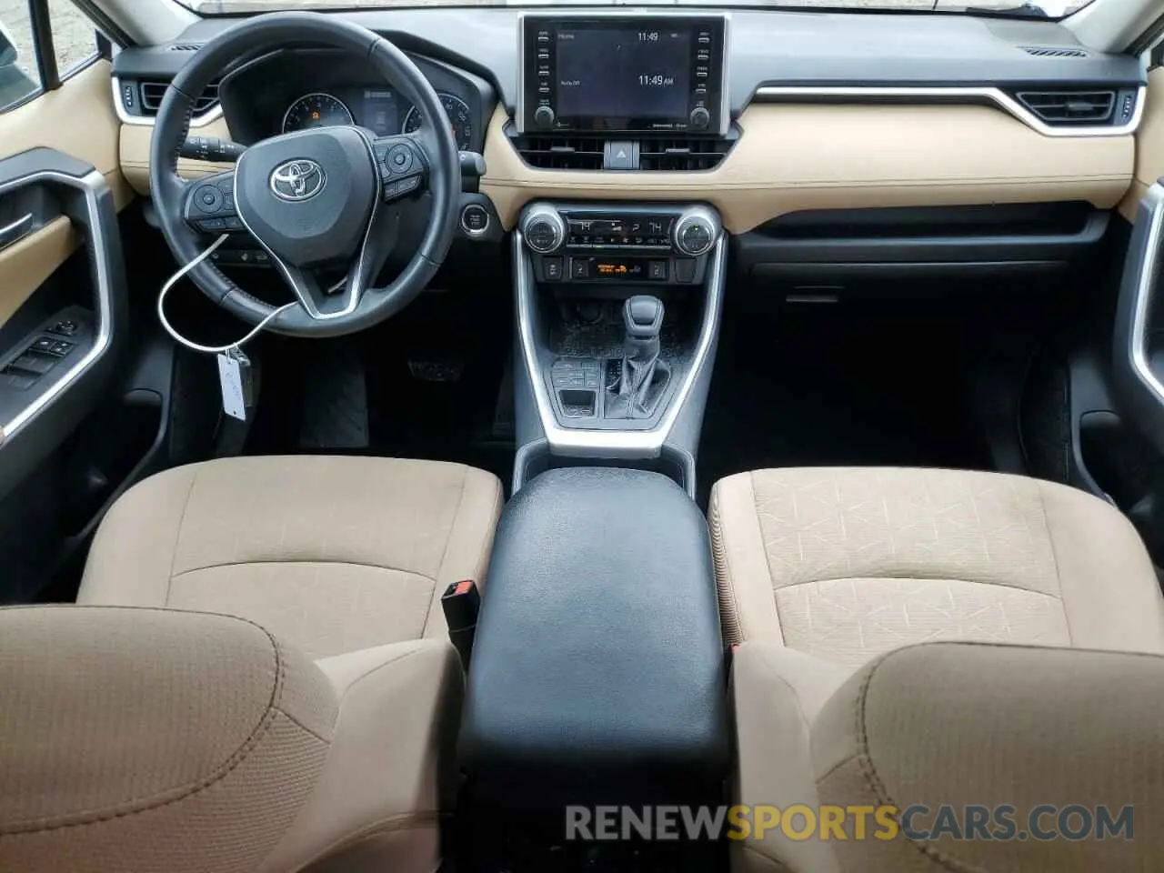 8 fotografías del automóvil dañado 2T3P1RFV6KW056039 TOYOTA RAV4 2019