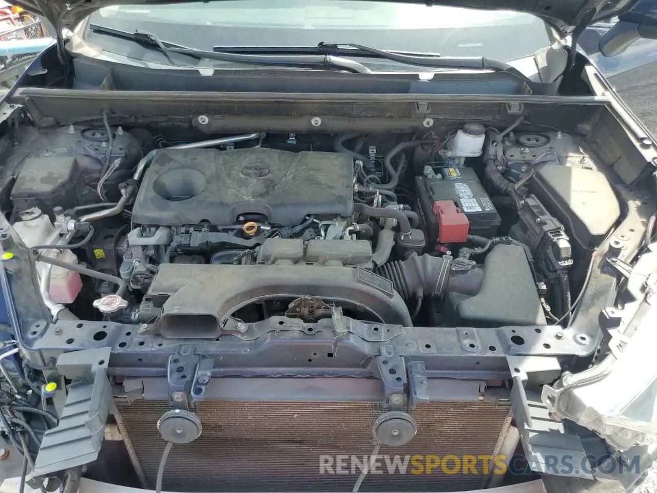 12 fotografías del automóvil dañado 2T3P1RFV7KC008034 TOYOTA RAV4 2019