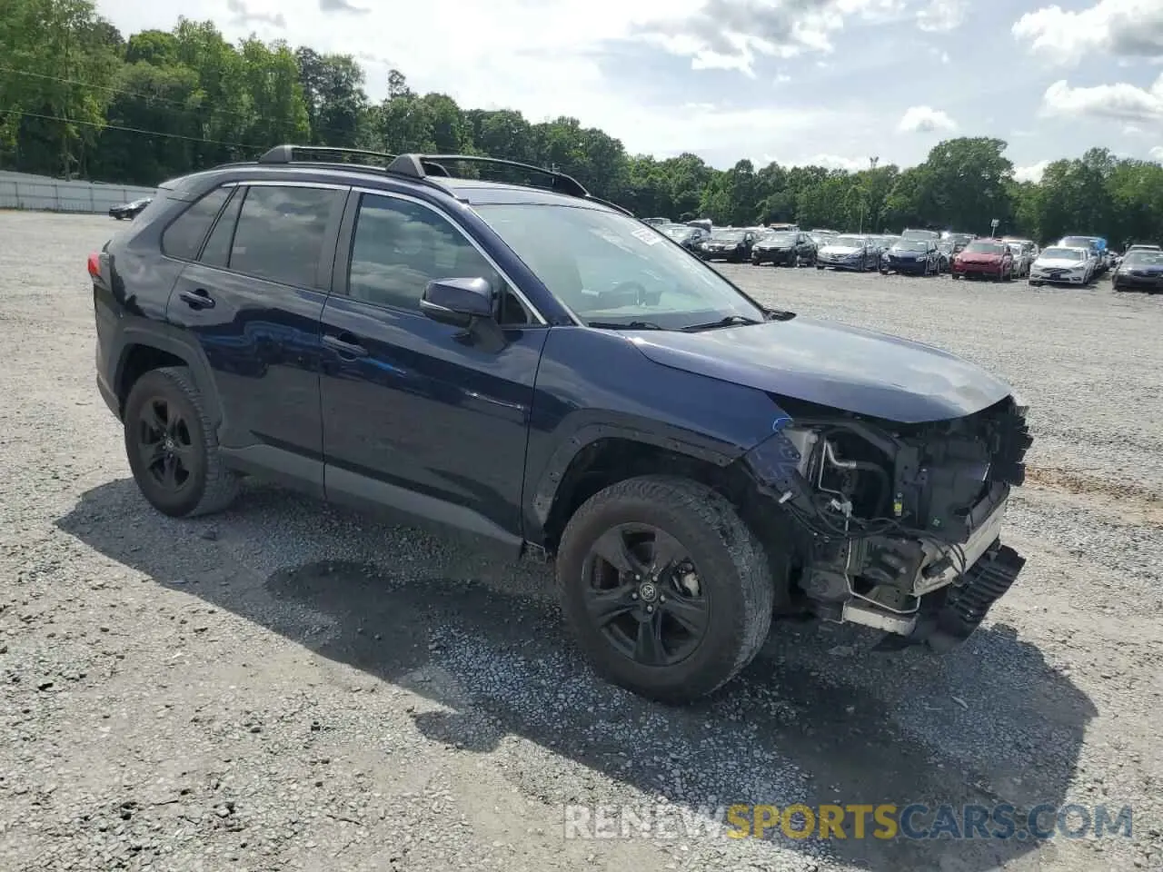 4 fotografías del automóvil dañado 2T3P1RFV7KC008034 TOYOTA RAV4 2019